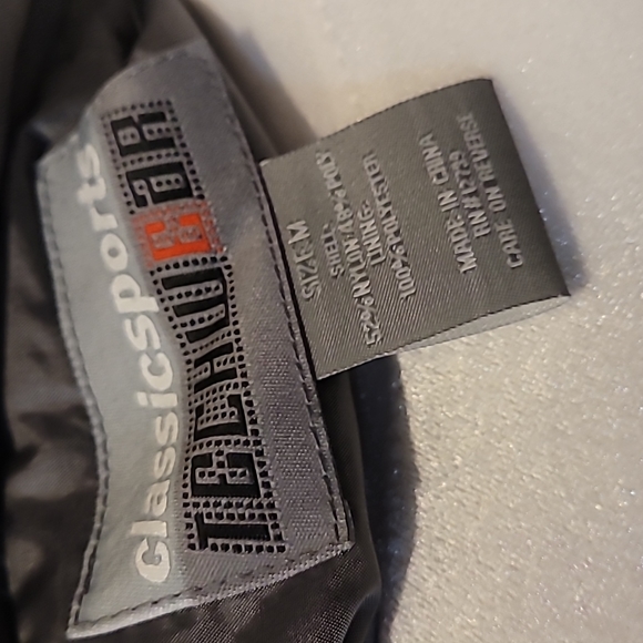 1 LEFT (M) Metallic Gray Techware - Classic Sports Nylon Rain Coat - Picture 9 of 10